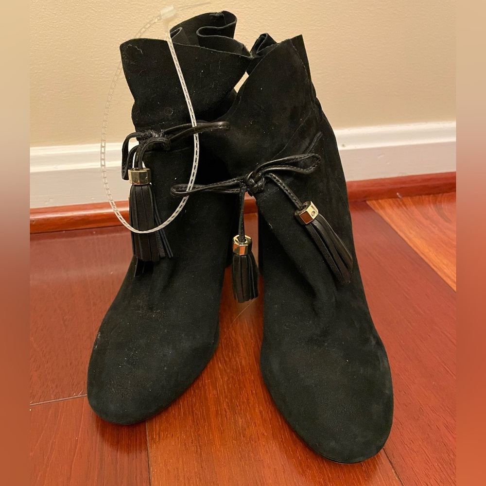 Suede booties